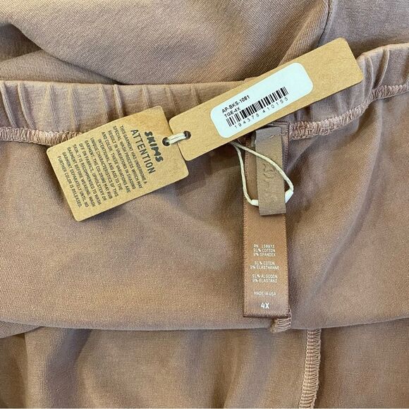 SKIMS Fits Everybody Tiger’s Eye Bike Shorts Sz 4X NWT - Picture 5 of 11